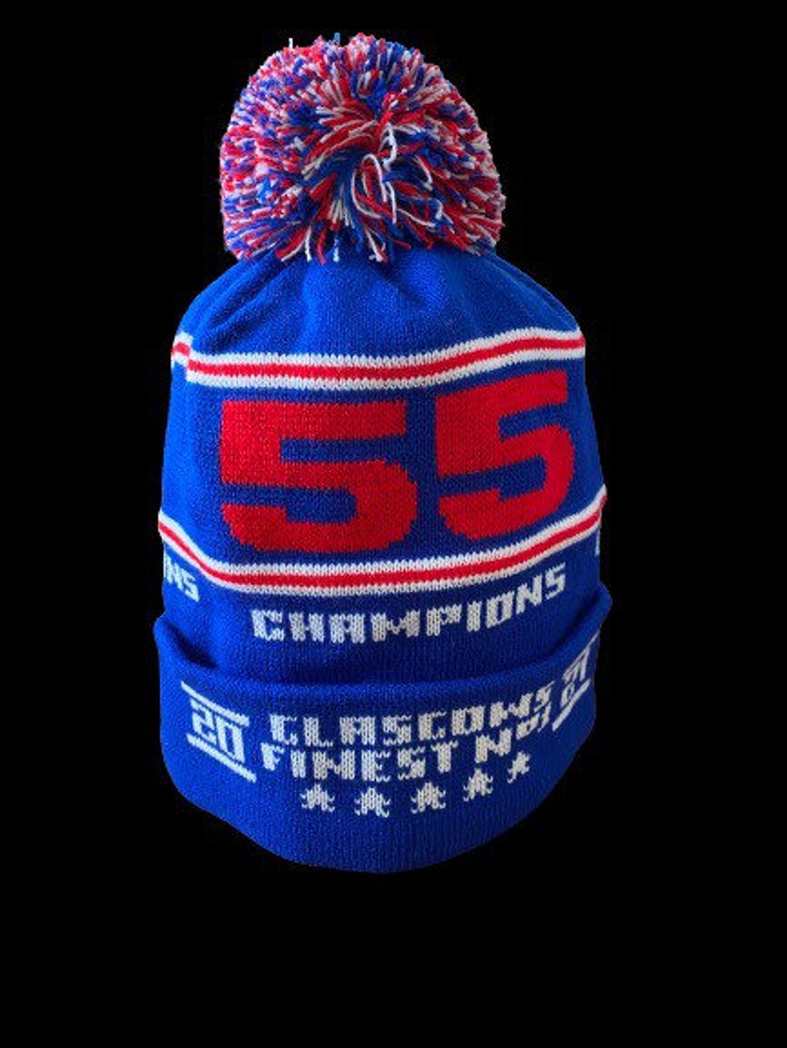 Glasgow Rangers champions 55 bobble hat X2 bobble hats brand Etsy