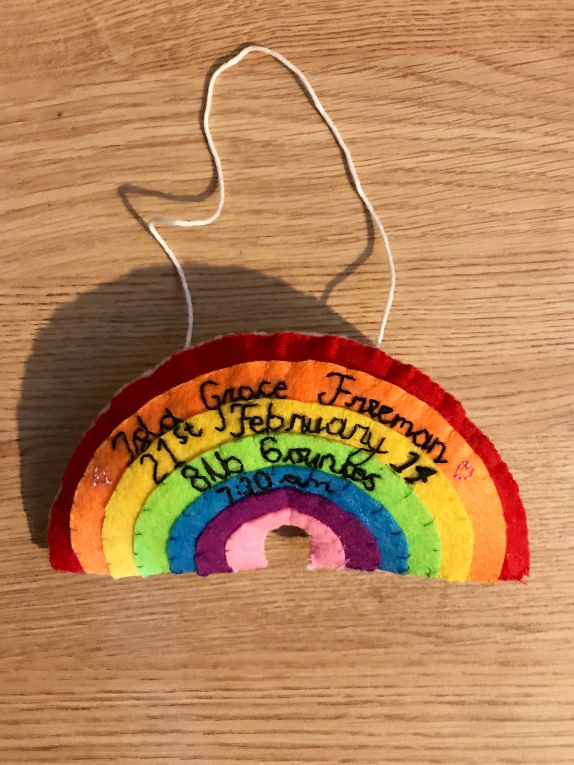 Personalised baby wall hanging Etsy