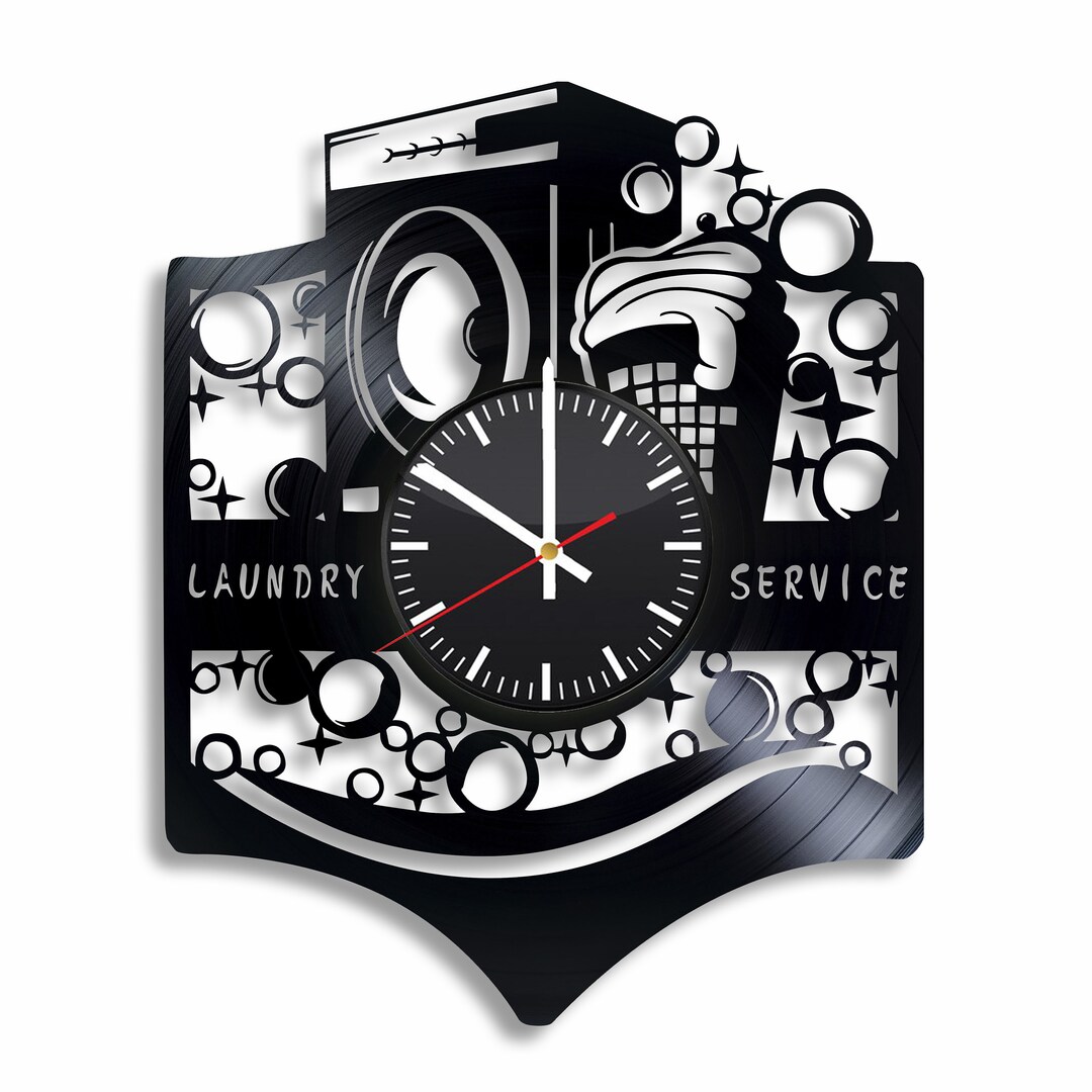 Laundry Room Wall Decor Laundry Room Wall Clock Laundry Today or Naked