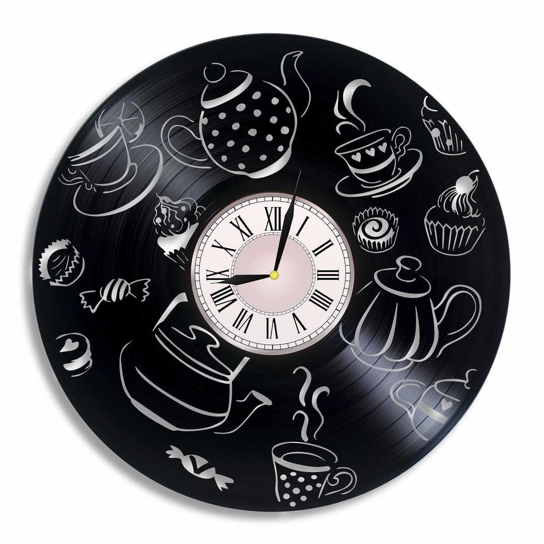 Time for Tea! Aromatic Tea Wall Clock – Handmade Decor for Tea Lovers ...