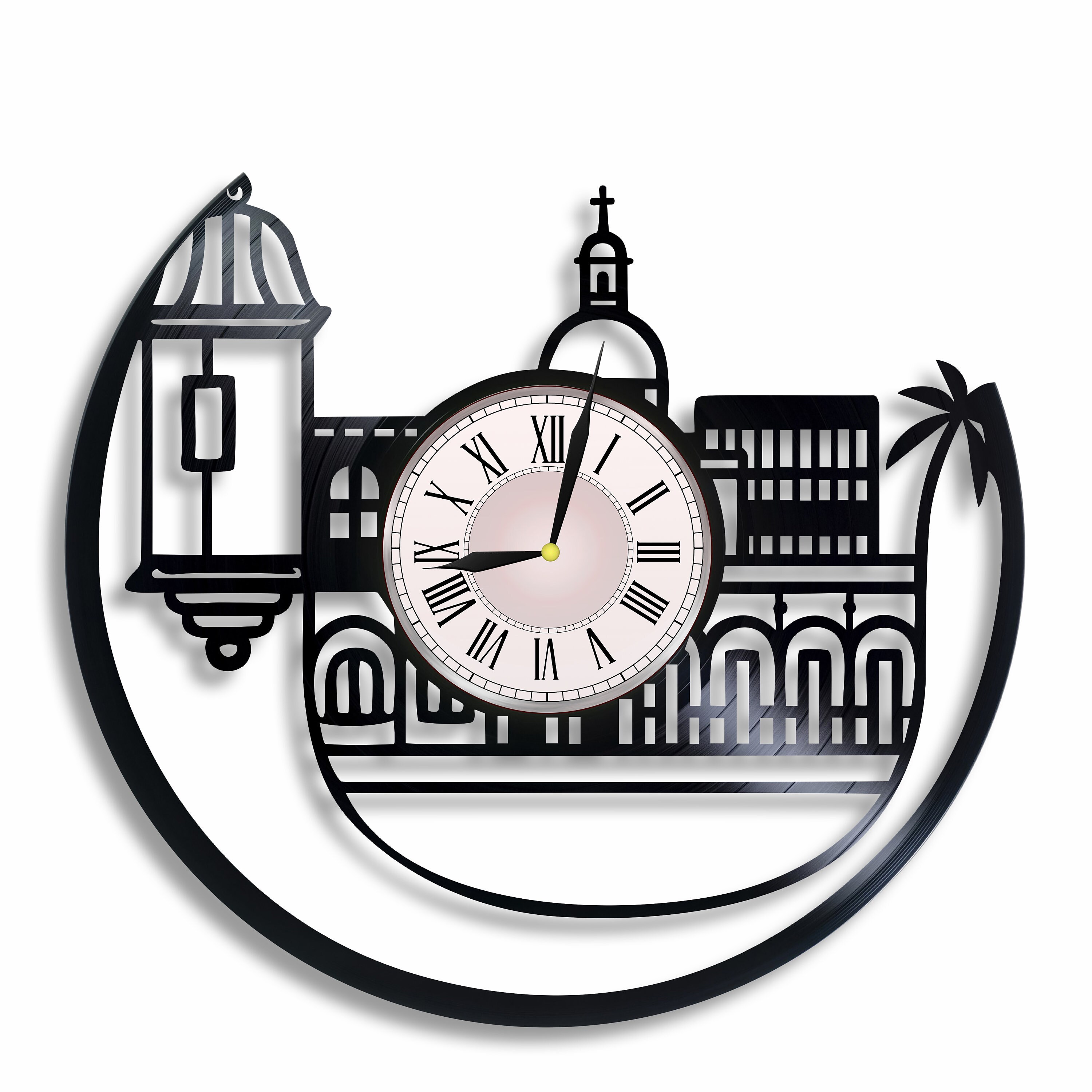 San Juan Puerto Rico Vinyl Wall Clock San Juan Puerto Rico Etsy