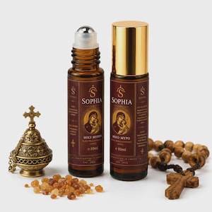 Holy Myrrh 10ml (Set of 2)  | Orthodox Myrrh Oil | Traditional Fragrance for Blessing & Prayer | Christian Gift