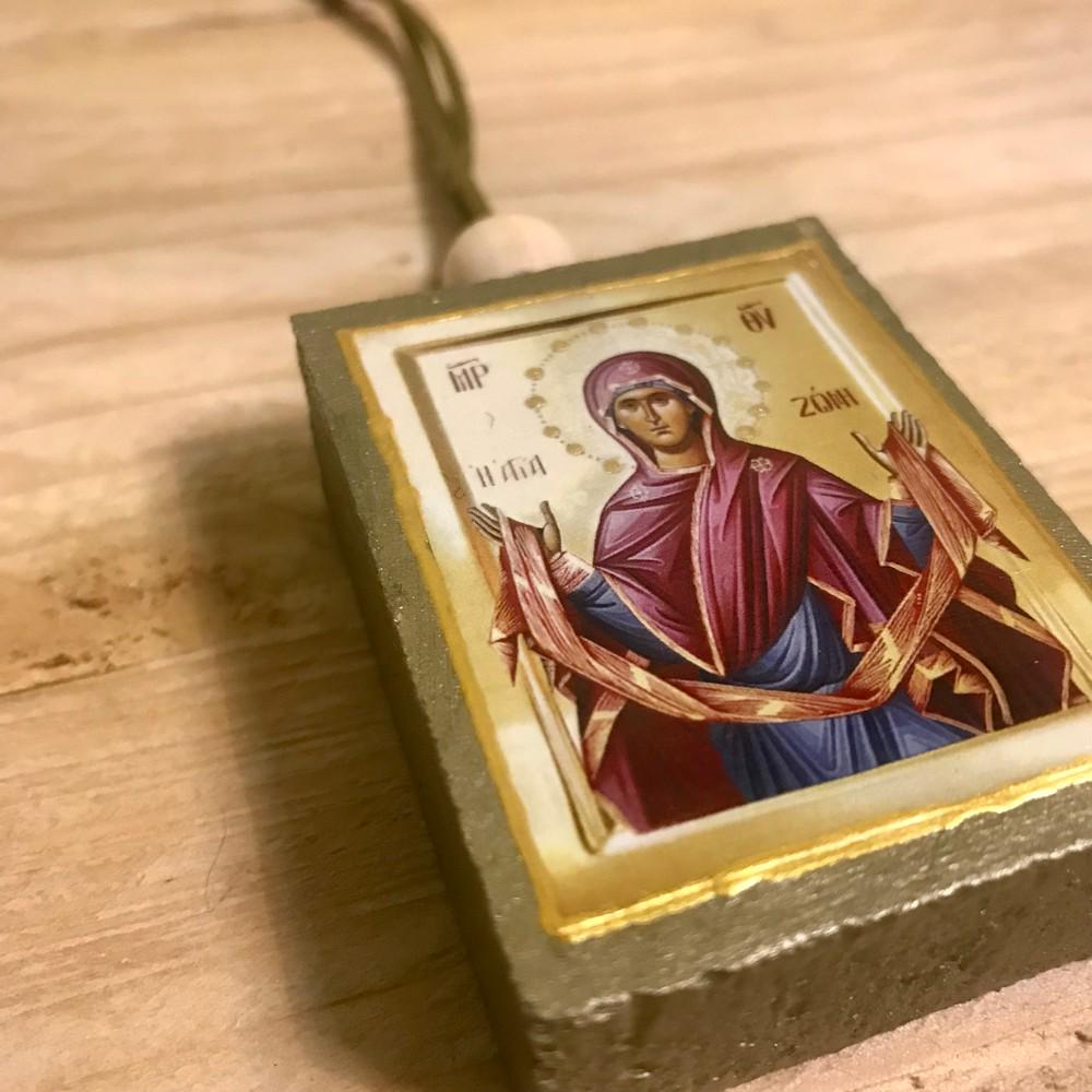 Orthodox Gift Set – Handmade Wooden Icon & Beaded Bracelet - Etsy
