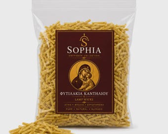 Oil Lamp Wicks: 50g Paraffin or Beeswax Wicks Wicks for Orthodox Vigil Lamp