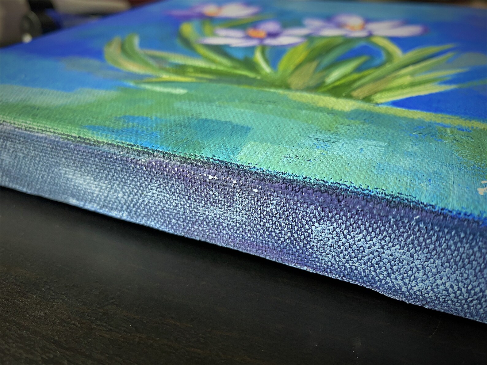 Fiori pittura arte fiori per donna fiori per compleanno | Etsy