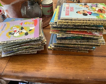 60 GoldenBooks Bundle- mostly vintage!