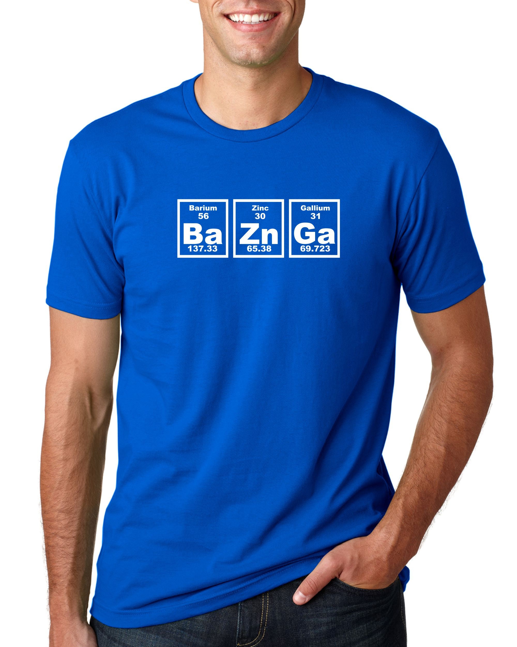 Bazinga Periodic Table Men's T-shirt, the Big Bang Theory