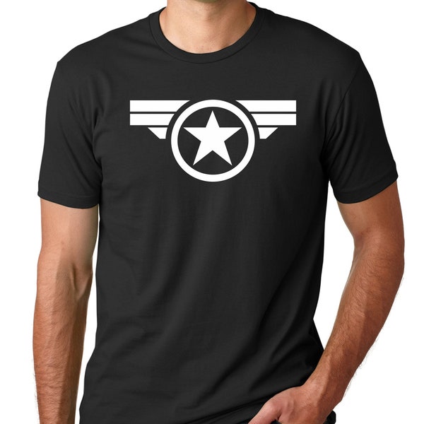 Captain America T-Shirt Adult Sizes