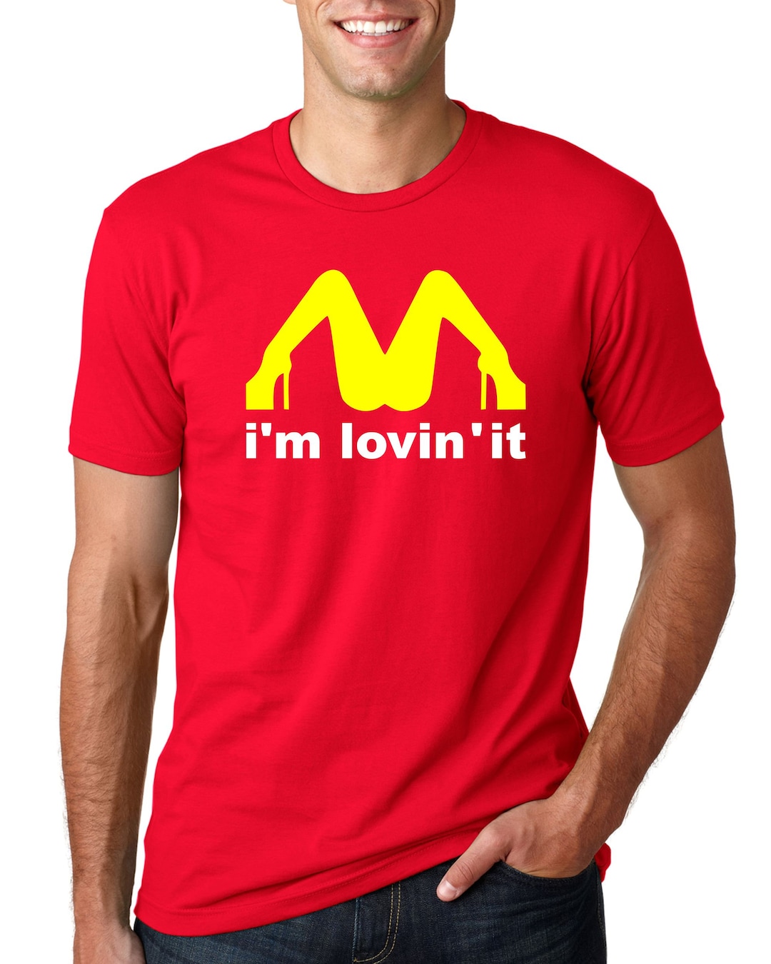 I'm Lovin It, Funny McDonald's, Short-Sleeve Unisex T-Shirt