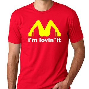 I'm Lovin It, Funny Mcdonald's, Short-sleeve Unisex T-shirt - Etsy