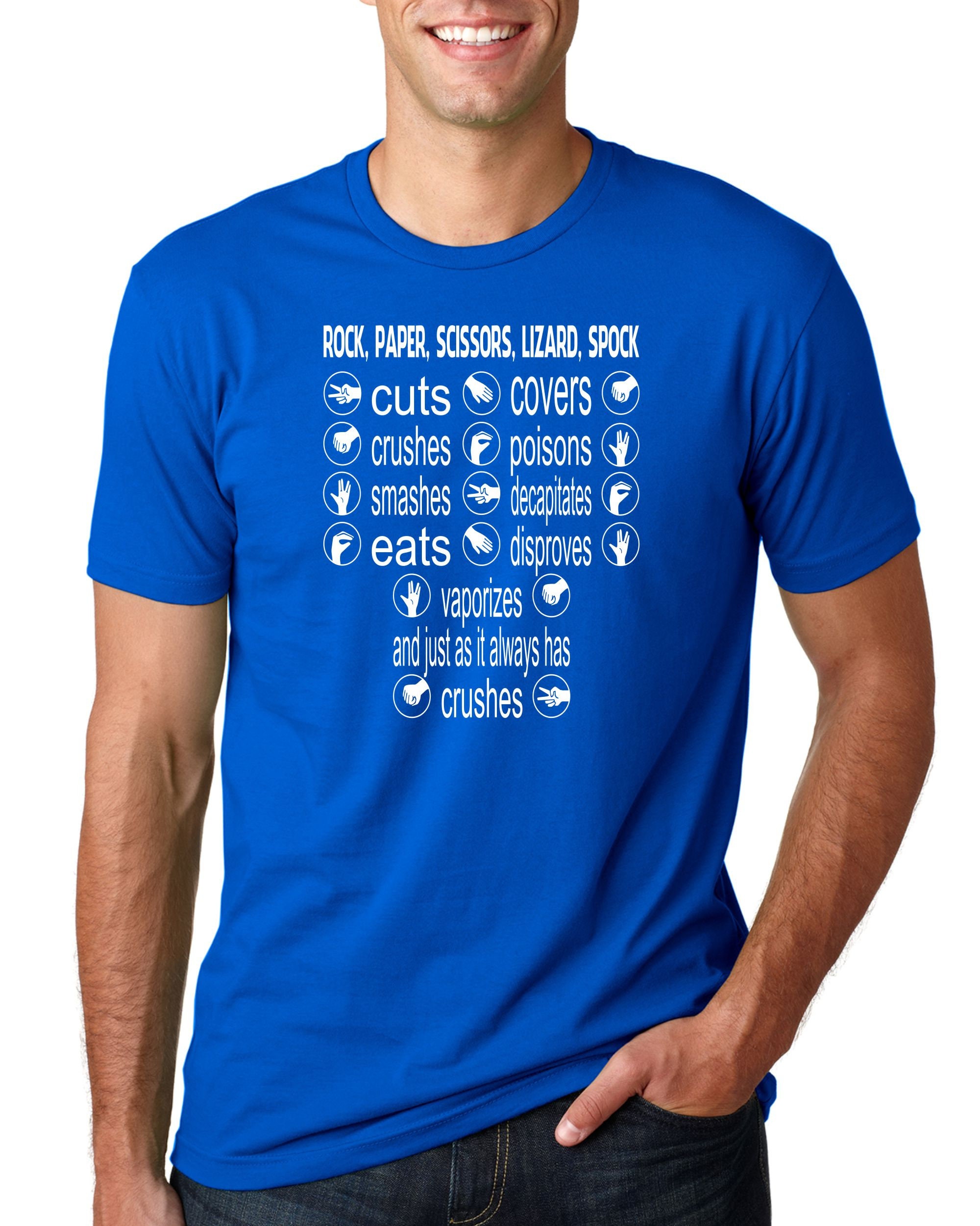 Rock Paper Scissors Lizard Spock T-Shirt Rock Paper Scissors Lizard Spock T-Shirt
