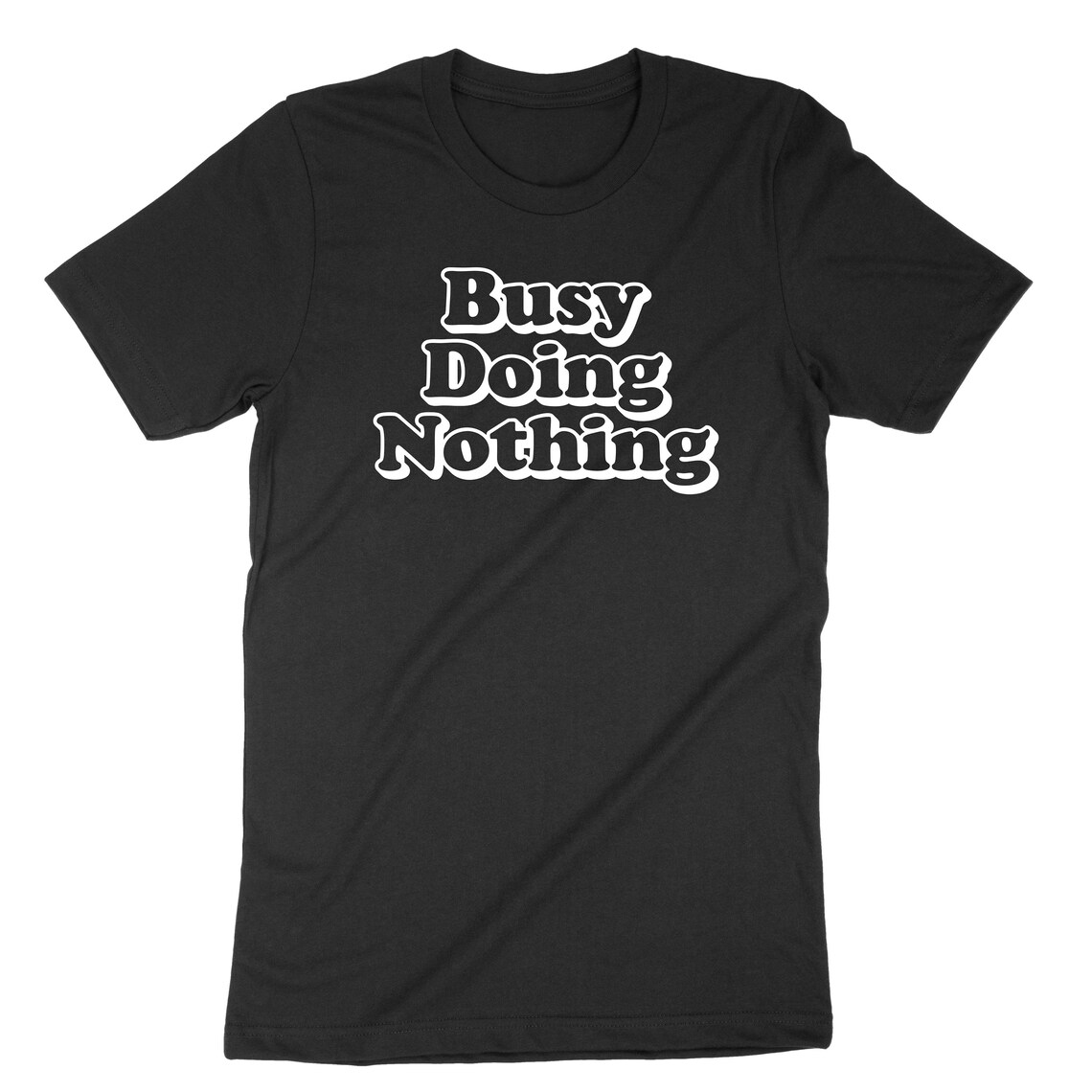 BUSY DOING NOTHING Shirt / Unisex Jersey Short Sleeve TShirt Etsy Italia