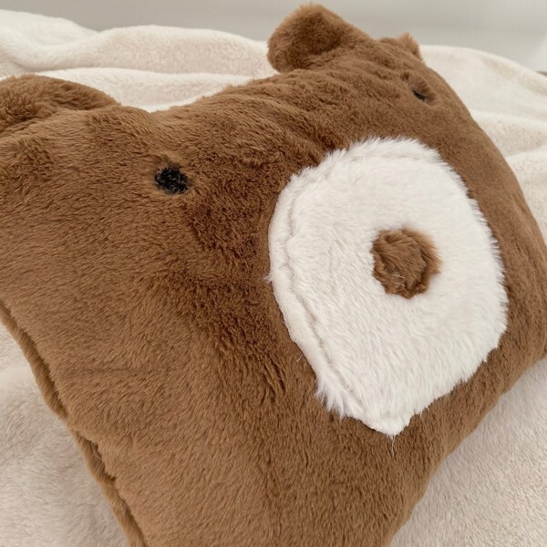 Bear Pillow Etsy