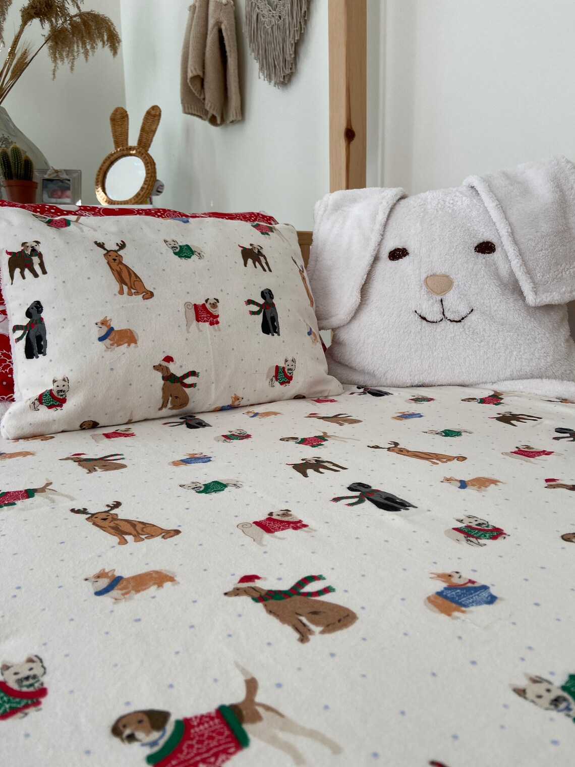 Dog pattern baby blanket set nursery and todller bedding Etsy