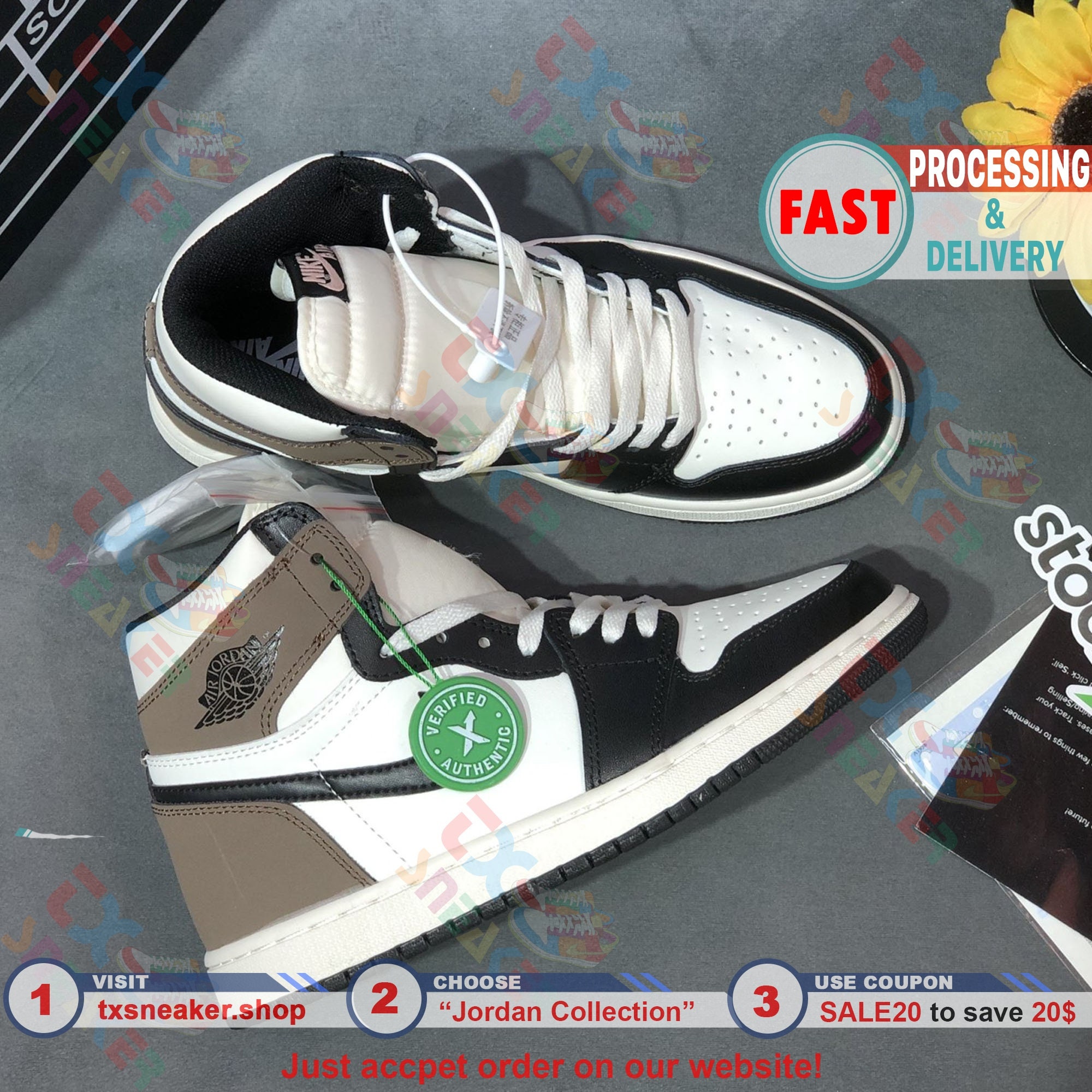 custom high top jordan 1