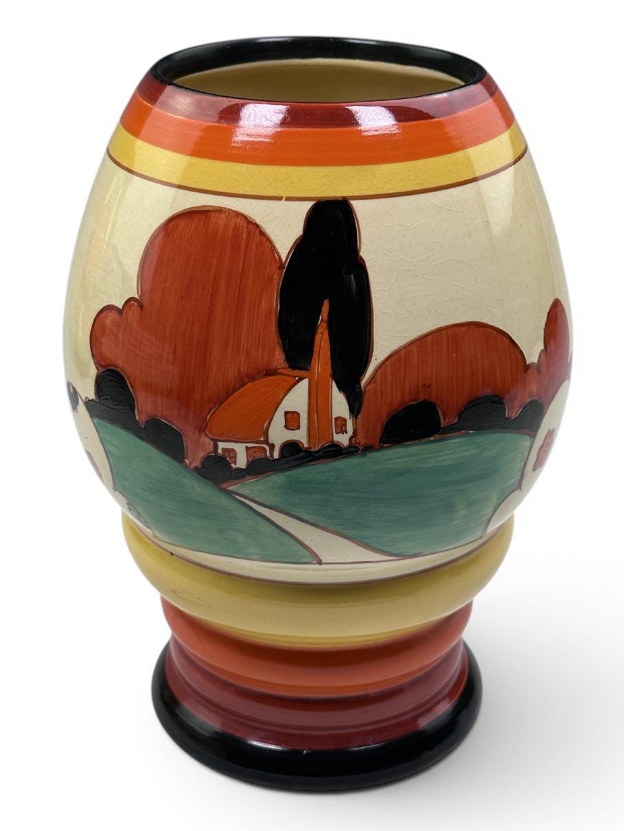 Art Deco Vase Clarice - Etsy