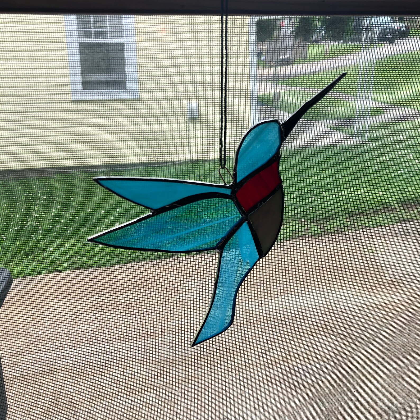 Stained Glass Hummingbird | Etsy
