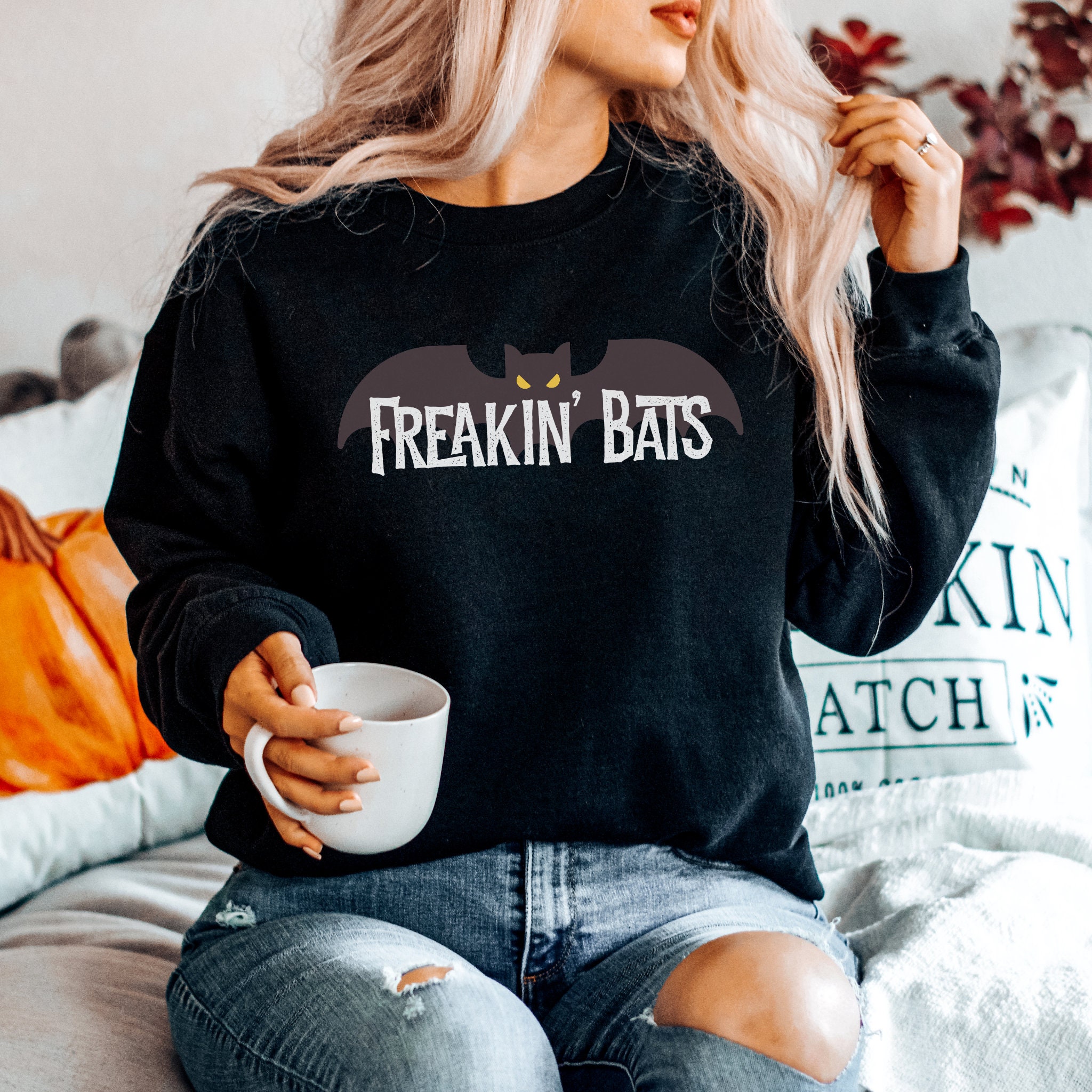 It's Freakin Bats Minimalist Halloween 