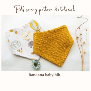 Bib pattern pdf, baby collar pattern, vintage patterns sewing, baby bib pattern, baby bib sewing pattern, baby bib set, baby sew patterns