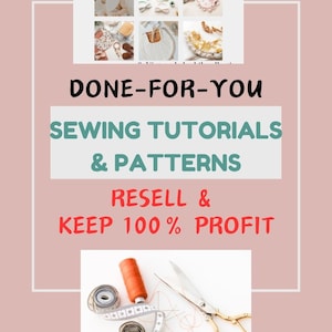 Sewing Enthusiast Collection,  Craft Patterns, DIY Sewing, Pattern Lover, PLR Sewing Patterns for Resell, printable sewing pattern,