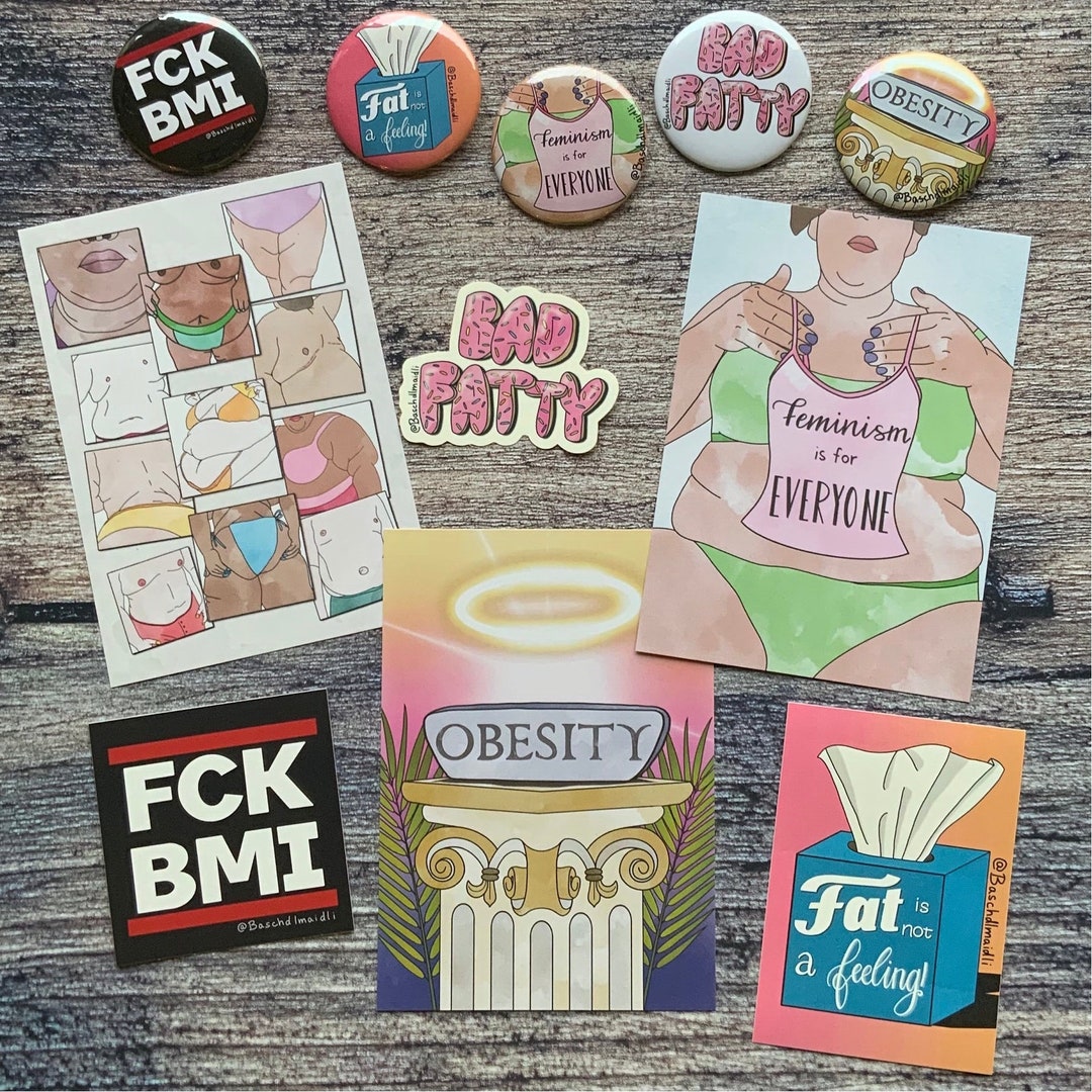 The Fat Acceptance Collection Set | Fat Liberation Body Positivity ...