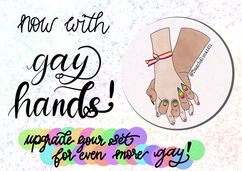 Postales con pegatinas afirmativas de salud mental queer - bienestar mental de género queer BMSet9 imagen 2