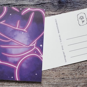 Take Up Space Postcard - Fat Acceptance Body positivity diversity self love galaxy BMC9