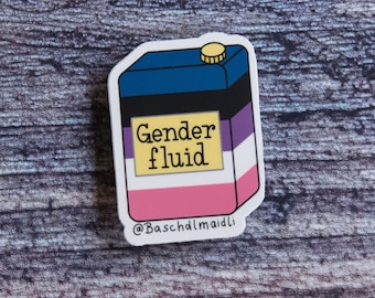 Gender Fluid Die Cut Stickers