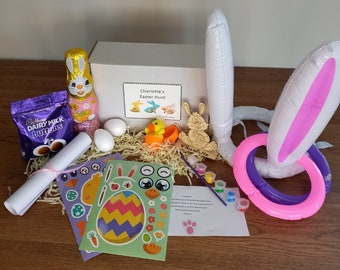 Personalised Easter Hunt Box - Personalised Easter Gift - Easter gift - Easter crafts for kids