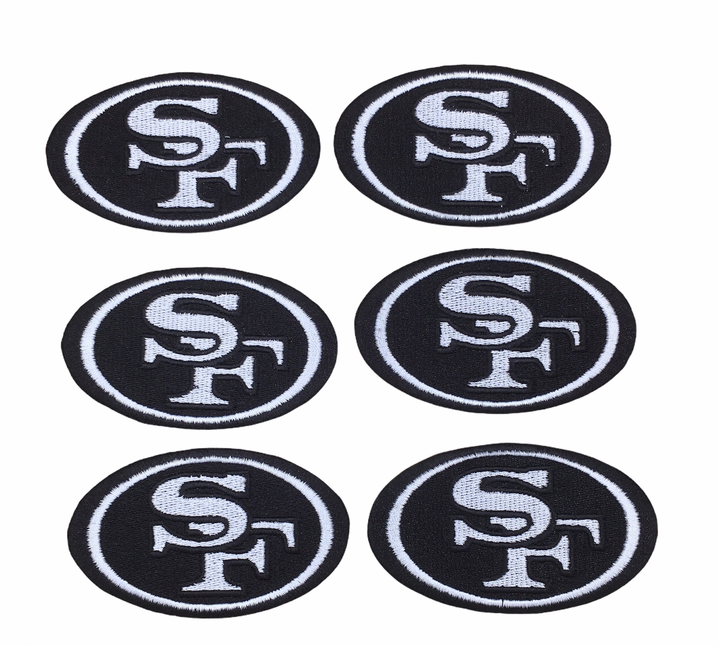 6x San Francisco 49ers Embroidered Patch On Embroidered Patch Etsy