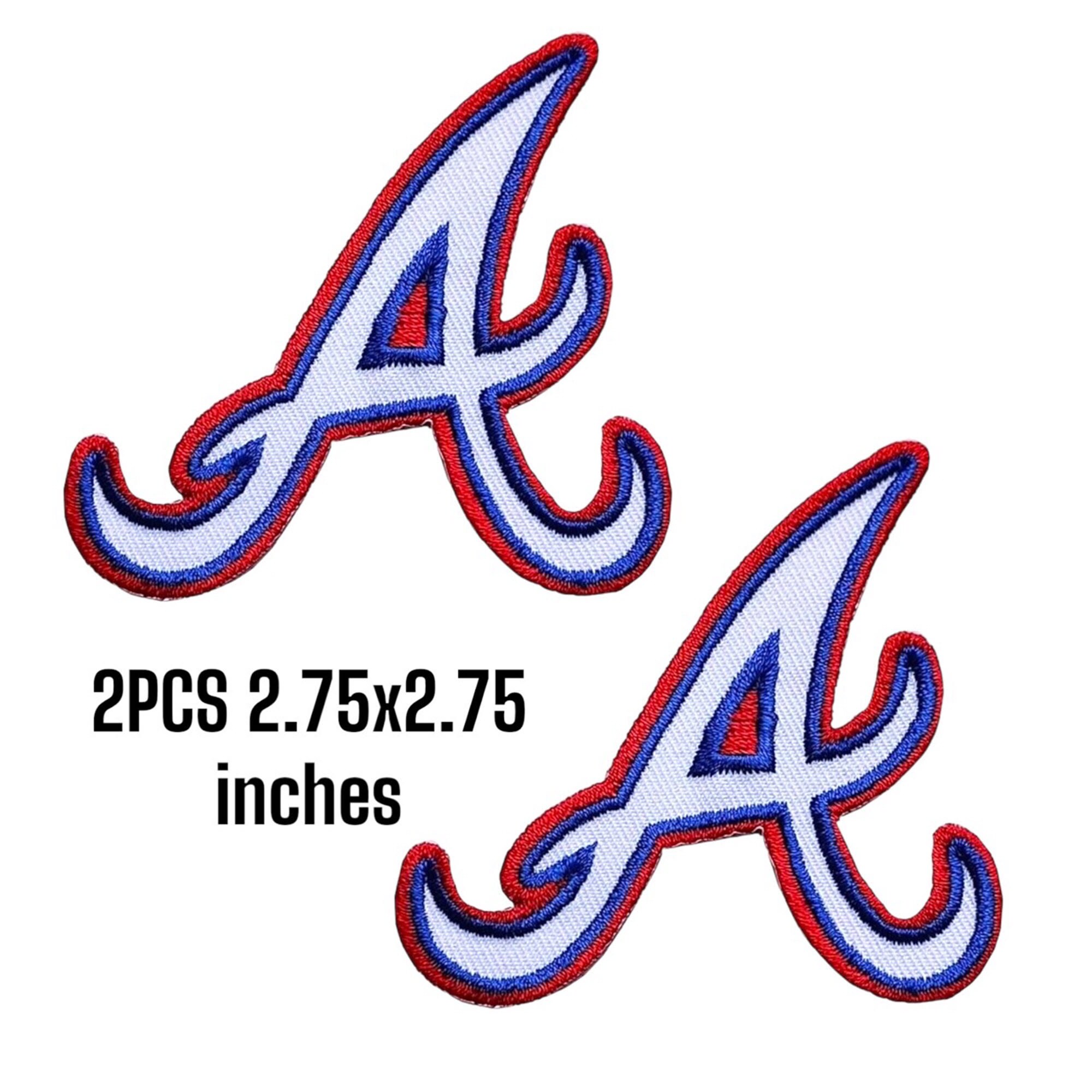 Atlanta Braves logo machine embroidery design for instant download
