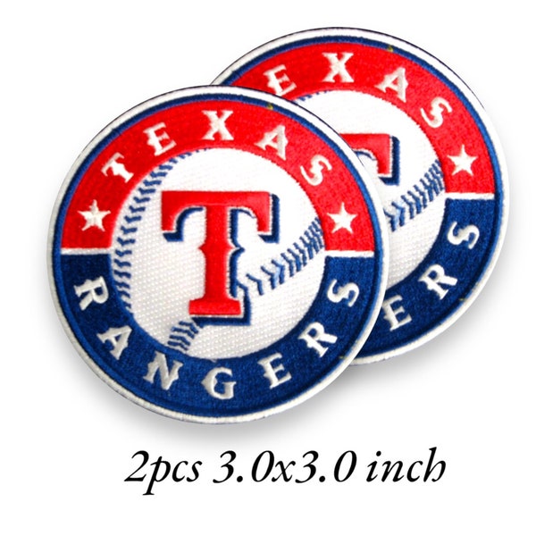 2PCS Rangers Circle 3.0"x3.0" Embroidered Patches Iron,Sew on clothes Free Shipping