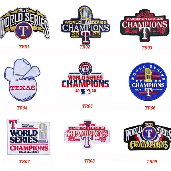 Champions 2023 Sports Baseball Embroidered Patches Logo Iron,Sew on clothes