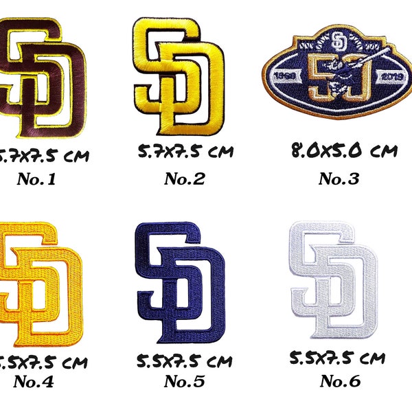 Padres Baseball Sport Embroidered Patches Logo Iron,Sew on clothes