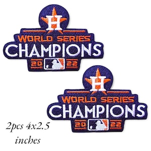  2022 MLB World Series Embroidered Jersey Patch Philadelphia  Phillies Houston Astros : Sports & Outdoors