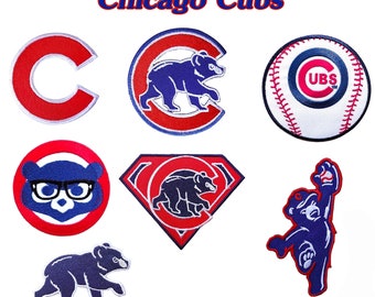 Cubs Baseball Sport Embroidered Patches Logo Iron,Sew on clothes