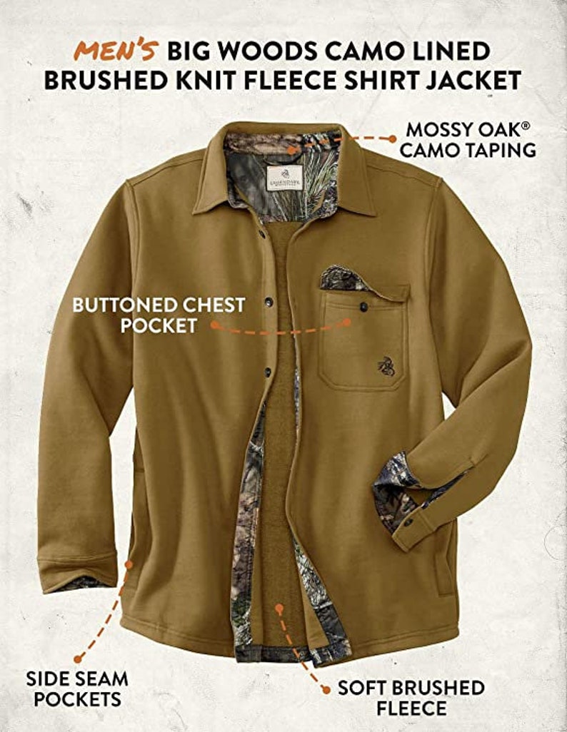 Big Woods Fleece Shirt Jacket