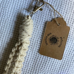 Portachiavi con cordino in macramè / cordino boho / cordino per insegnanti