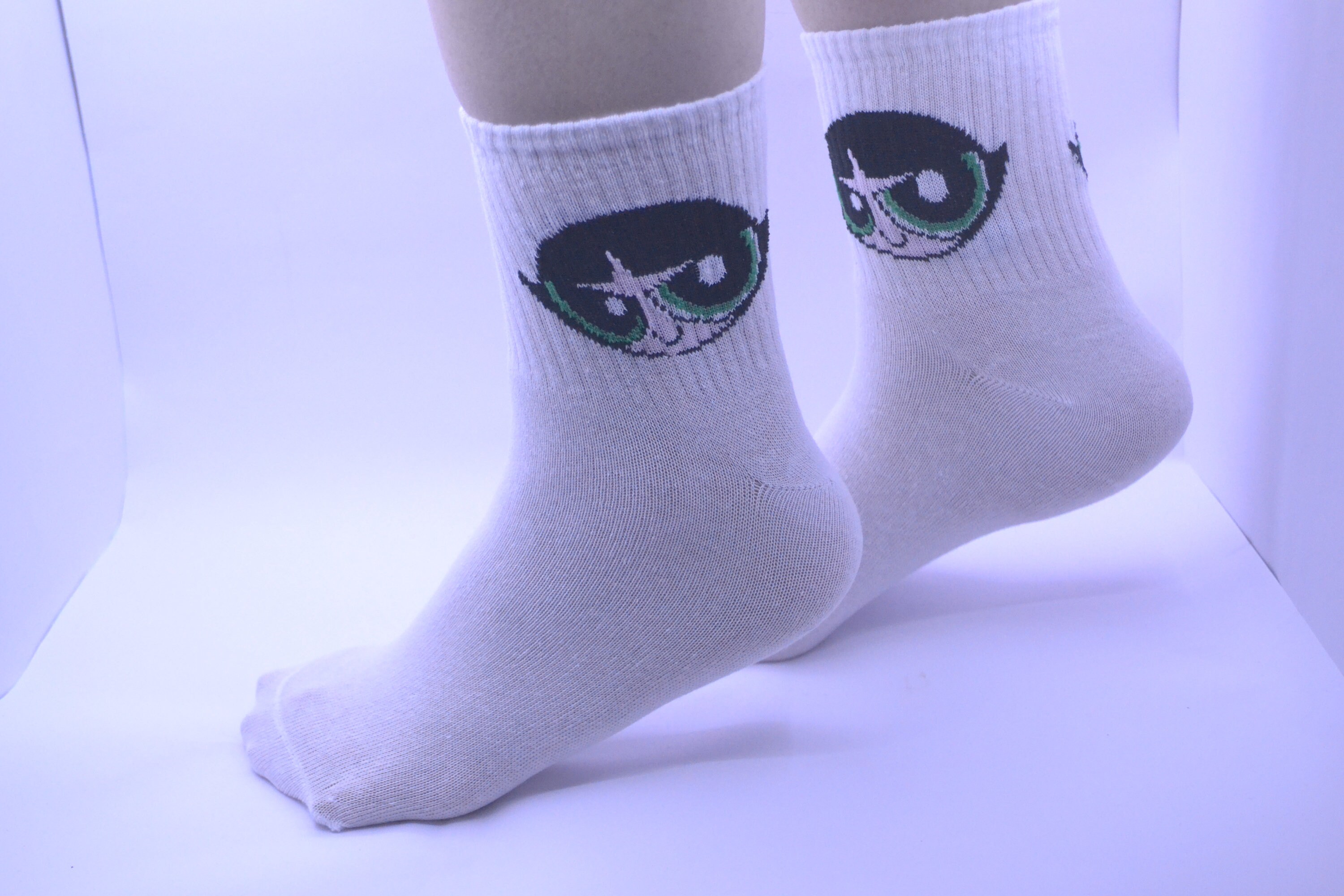 Powerpuff girls socks two pairs of cotton funny socks Etsy