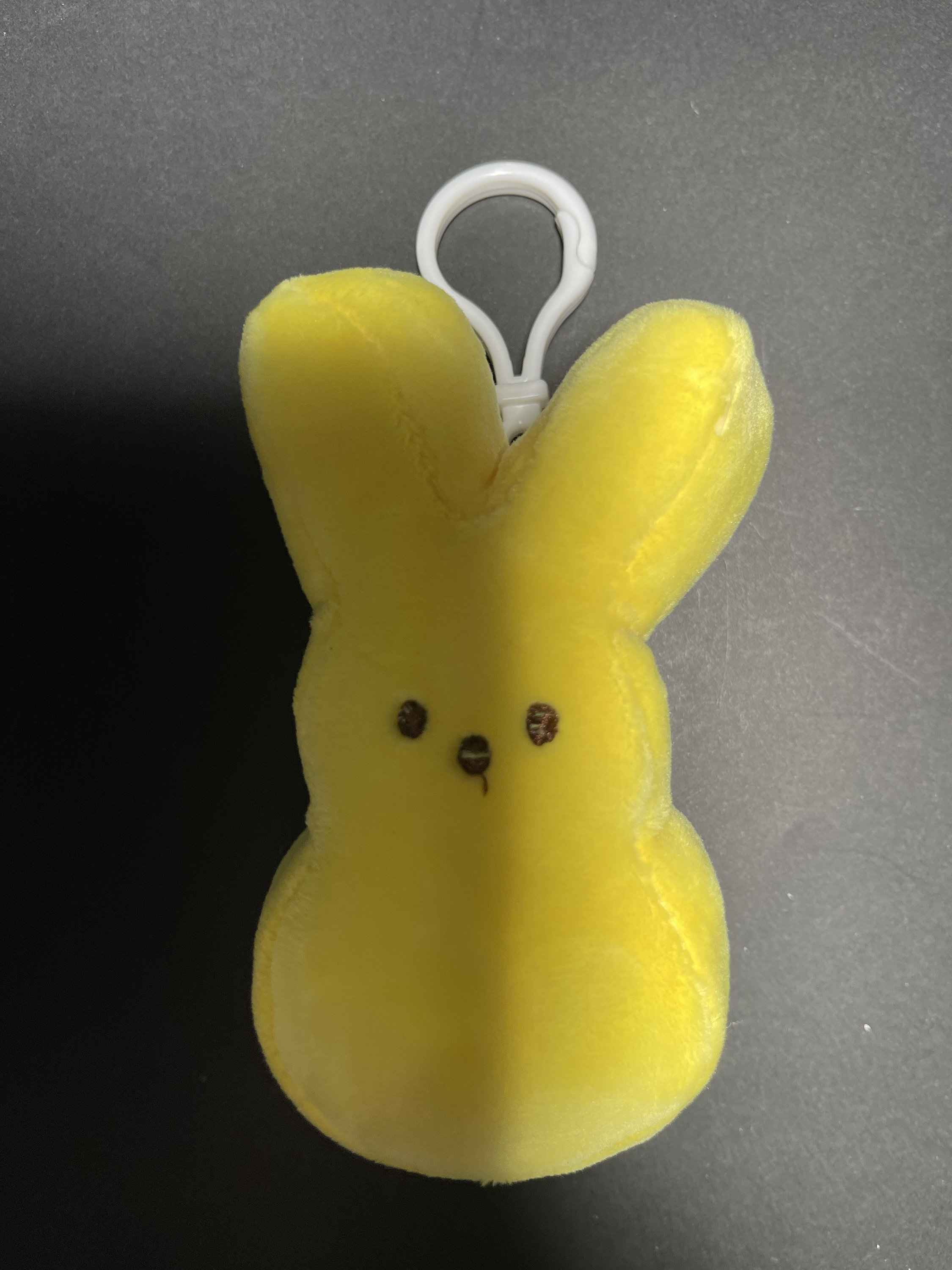 peeps plush keychain