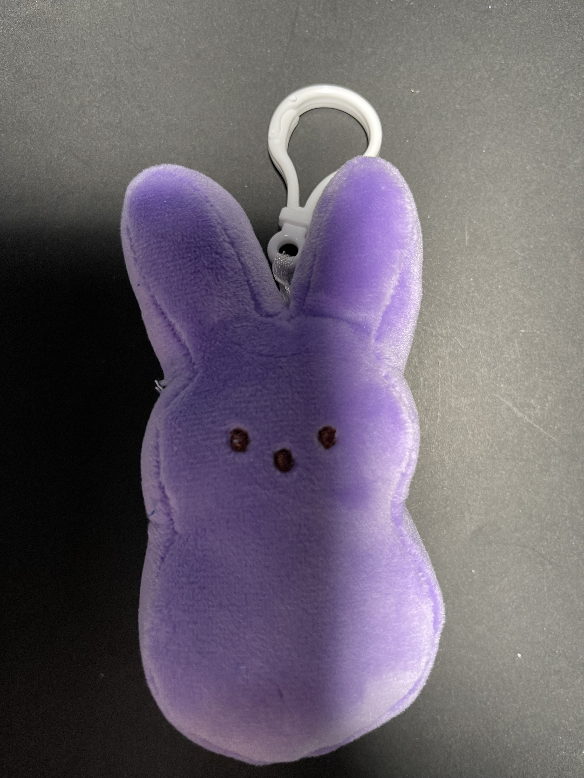 peeps plush keychain