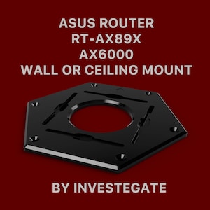 ASUS Router Wall Ceiling Mount Bracket RT-AX89X AX6000 Rog Invisible