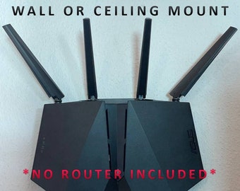 Asus Router Wall Mount Ceiling Mount Bracket RT-AX82U AX5400 INVISIBLE AI-Mesh
