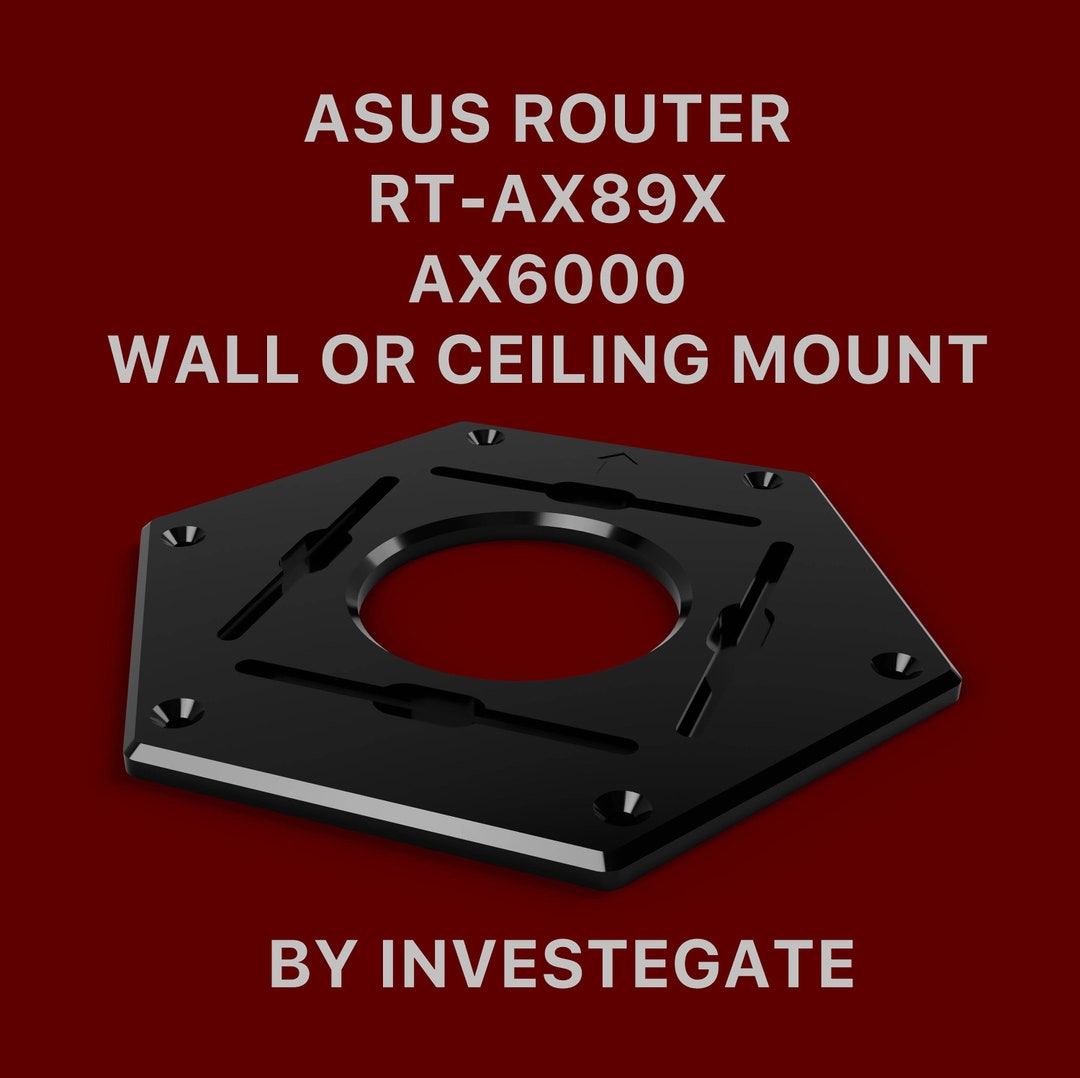ASUS Router Wall Ceiling Mount Bracket RT-AX89X AX6000 Rog Invisible - Etsy