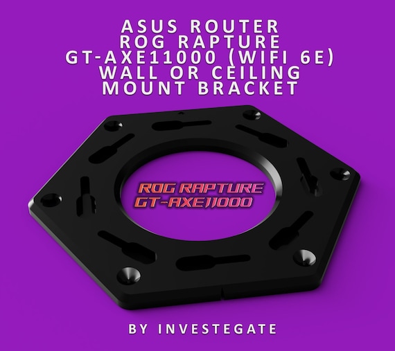 ASUS Router Wall Ceiling Mount Bracket GT-AXE11000 Rog Rapture | Etsy