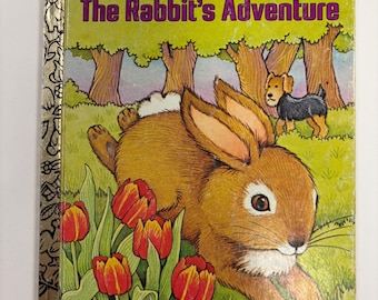 Vintage Little Golden Book: The Rabbit's Adventure (1978) for Journals