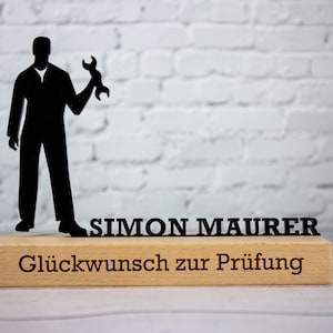 Acrylaufsteller Geschenk für Beruf oder Beförderung