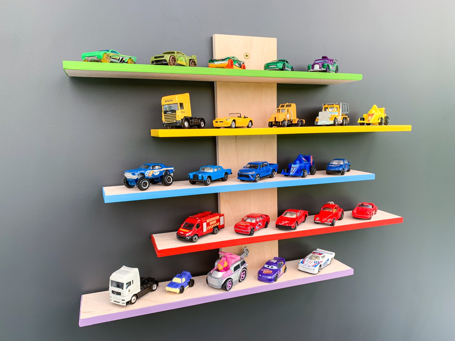 Toy Shelf Car Shelf Wall shelf / wall board for cars Etsy