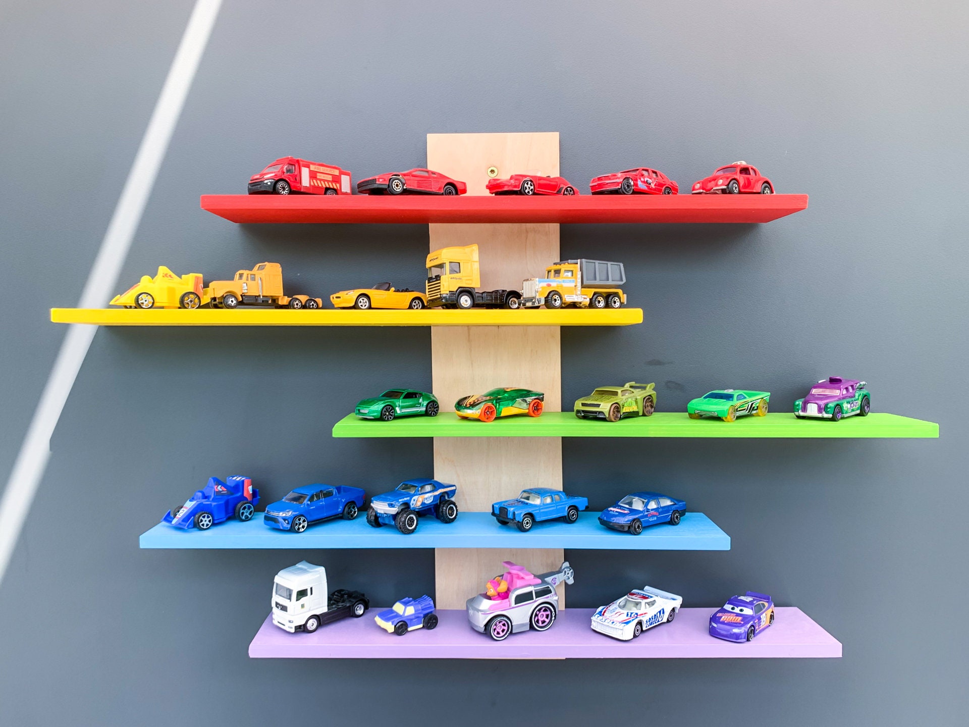 Toy Shelf Car Shelf Wall shelf / wall board for cars Etsy