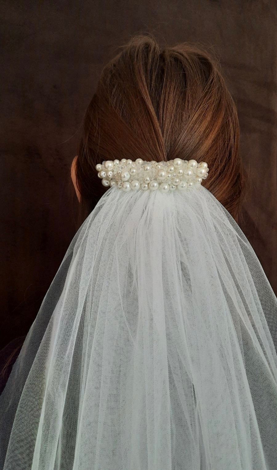 DS Marquise Burst Bridal Veil Comb